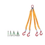 폴리에스터 컬러 편평 크레인 안전 작업용 하중 리프팅스트랩 조합 슬링 : 엘라모드 프리미엄룸