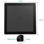 120mm 팬 먼지 필터 메쉬 4.72인치 마그네틱 프레임 PVC PC 컴퓨터 케이스 커버 그릴 블랙 5팩 : 글로샵s