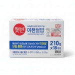CJ 햇반 이천쌀밥 210g 18개 1박스 대용량 간편식 즉석밥 코스트코 : LEESONG