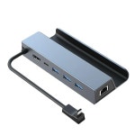 100w 도킹스테이션 올인원 고속충전 허브 트리플 기가비트 USB 충전기 멀티포트 : 플로우웨이