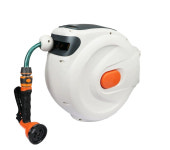 자동 물호스 릴 청소 고압 정원 세차기 세척용 용품 55 18 10m플라스틱커넥터내경11외경15 : 코알라트레이딩