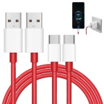 원플러스용 YUEWEESER 2팩 USB C 충전 8/8T N20/N10/N30/N300/N100/N200/CE 10 타입 12/12R 7/7T (3피트/6피트) 6/6T 코드 : 코 어 리 치