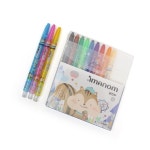 색연필 블루 12색 학용품선물 샤프식색연필12색 : 썬블리홈