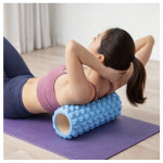 요가 필라테스 스트레칭 돌기 폼롤러 마사지 지압 33cm 스카이 : 트랜스토어