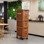 틈새 수납장 이동식 캐비닛 서랍형 냉장고 옆 수납 주방 20cm H1443 20 40x85.5cm A 단일 문 : 모카땅콩