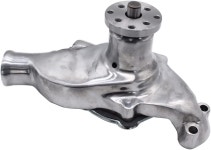 소형 블록 쉐보레 SBC 283 327 350 383 400 V8 1955-1985를 위한 1세트 SHLPDFM 연마된 대용량 알루미늄 단수 펌프 적합 : 카미노아