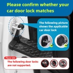 자동차 도어 스텝 다중 접이식 알루미늄 합금 루프 랙 루프용 이지 액세스 6.3 x 3.2 인치 및 SUV용 유니버설 핏 블랙 : 솔건커머스