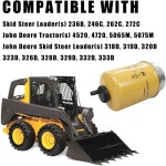 233-9856 존 디어 318D 319D 320D 323D 326D 328D 329D 332D 333D 244J 304J 236B 246C 262C 272C 물 분리기 교체 : 웨이브넥스트업