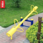 공원 허리 운동기구 야외 아파트 놀이터 핸들형 헬스 복지관 A. 단일 열 Seesaw : 고포릿슈퍼