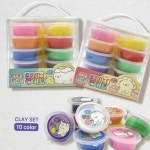 어린이 점토 만들기 클레이 세트 10색 놀이교구 조물조물놀이 창의미술 : 디고네오