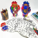 그리기풍선 집콕키트 만들기체험 벌룬DIY 오뚝이 복주머니 거북이 10개입 : 이풀마트