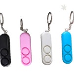 휴대용 비상 경보기 안전 알람 야간 조명 기능 여성 아동 보호 외출 필수 소형 : 남다른마켓01