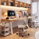 더블 책상 성인 가정용 컴퓨터 : 흐린하늘