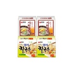 농심 사리곰탕면 10개+멸치칼국수10개 (총 20봉) 974260 : 파이브업