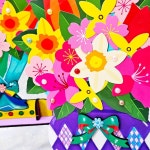 복지관 봄맞이 미술활동 컬러링 MDF 꽃화분 스탠드 꾸미기 돌봄교실 아동교육 방과후학교 : 코코에비나