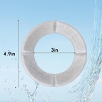 마레에이디 | 8L/2.1Gal 10L/2.6Gal 및 12L/3.17Gal 원형 개 물그릇용 UPSKY 4PCS 교체 필터 : 잇츠마켓3