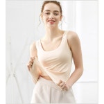 여친 모달 햄라인 노라인 U넥 심리스 민소매 나시 : 두처리하우스