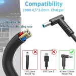 Omen 15 17 Envy 2020 P 16 G9 모바일 워크스테이션 PC M41303-001 19.5V 11.8A 노트북 전원 공급 장치와 호환 230W AC 어댑터 충전기... 