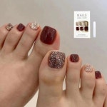 붙이는 네일아트 패디팁 F043 패디큐어 젤네일 네일팁 : 안나굿스토어