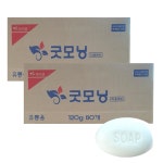 굿모닝 비누 120g 160개입 업소용 대용량 사우나 세수비누 : 운드케