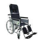 WHEELCHAIR - 대세엠케어 스틸 수동식휠체어 PARTNER P1003 ( 침대일반형 ) : 스마일의료기