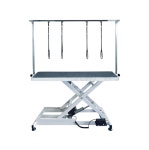 강아지 거치대 셀프 지지대 애견 테이블 애견샵용 접이식 올블랙 유압 고무 107 60x57 92cm : 디에이치상사mall