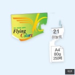 삼원)플라잉칼라A4(21.하늘색 80g 250매) : 피즈젯