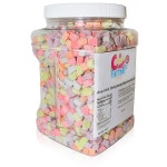 Sarah s Candy Factory 병에 담긴 다양한 건조 마시멜로 비트, 226.8g(8온스) : 지지픽스토어