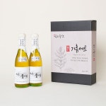 (우리농산)국산 달인 생들기름 선물세트 (생들기름300ml x 2병) : 노란레인코트