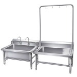 대걸레 세척대 스텐 복지시설 요양원 야외 화장실 : 어크로스보드마켓