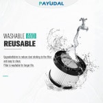 DCV501HB DCV5011H 교체용 헤파 필터 2팩. 20V 진공 무선 휴대용 필터와 호환됩니다. 부품 비교했을 때. 세척 가능하고 재사용 가능한... 