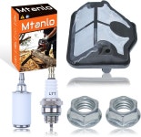 허스크바르나 137용 136 141 142 전기톱 부품 키트 - OEM 530029811 503220001 연료 필터 공기 커버 스파크 플러그 및 가이드 너트 세트... 