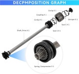 야마하 코뿔소 450 660 YXR45F YXR66F 2004-2009 5UG-G6172-00-00 5KM-46126-00 90501-200A0-00용 MATI 후방 프로펠러 : 진우유통상회