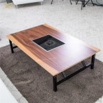 내구성강한 상판 좌식불판식탁 인덕션불판테이블 사각좌식식탁 : ccozystore