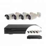 보안 통합 관제 센터 감시용 4채널 NVR CCTV 풀패키지 IP 카메라 : 쉴드몰