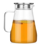 룰루랄라 내열유리 물병(1.5L) 카페보틀 유리용기 내열병 : 룰루랄라생활사무용품점