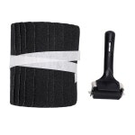 10216399 미끄럼방지 테이프 계단논슬립 미끄럼 방지 옥외/실내 계단용 그립 15개 데크 목제 스텝 입구 슬로용 1롤러 부착 점착 계단 트레드... 