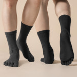 5켤레 남자 발냄새 소취 기능성 원사 발가락 양말 순면 중목 장목 긴 무좀양말 N배송 : 삭피엔스