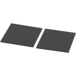 아크릴 필름 PVC 판 플라스틱 사각형 세트 2개 3.9 x 두께 0.1인치 100mm 3.0mm 검정색 일본산 거울 10cm : 느닷없는 파랑새