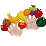 어린이 손가락 8종 1P 소품 과일 교구 역할놀이 교구 구연동화 상황극 : 아크로프레임