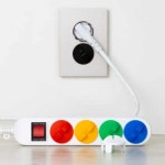 콘세트 뚜껑4입 콘센트덮개 감전방지커버 : 드림유통1025