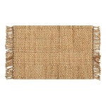 Goroly Home 손으로 짠 황마 브레이드 러그 61.4 x 91.4cm(2 x 3피트) - 내추럴 색상 양면 보헤미안 러그 주방 거실 침실용 I 농가 식 바닥... 