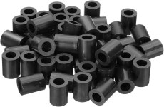 PATIKIL 50Pcs M8 ABS 스페이서 5/16 ID x 9/16 OD 23/32 L 플라스틱 원형 와셔 또는 5/16인치 나사 5/16 ID x 9/16 OD 23/32 : 다라몰-1