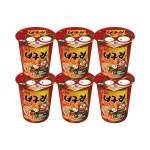 농심 너구리컵 62g 6개 컵라면 작은컵 : 고마이:플로