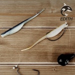 여름 루어 낚시 소프트 웜 바다 멜론 찌 : 육룡