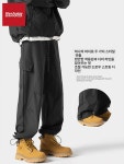 남성용 방수 바지 작업바지 겨울 동계 보온 방풍 하의 방한 H4907 플리스 안감 2XL : 트랜스픽