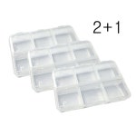 비상약통 알약보관 여행용케이스 영양제케이스 6칸 알약6칸통 : 에이커머스tree