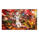 Mlikemat Playmat Traptrix Pinguicula TCG OCG CCG 트레이딩 카드 게임 매트 마우스 패드 존 + 가방 포함 (Z0039-323-A) : 최강인커머스