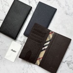 클래식 소가죽 장지갑 선물용 슬림 지폐 고급 가죽 : 다온터