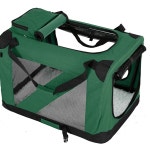 강아지 이동장 바퀴 하드형 트렁크 그레이 켄넬 산책 대형견 가방 애견 : 소콩마켓1